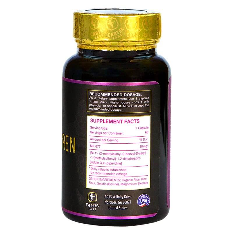 Cartel Labz Ibutamoren MK-677 30mg
