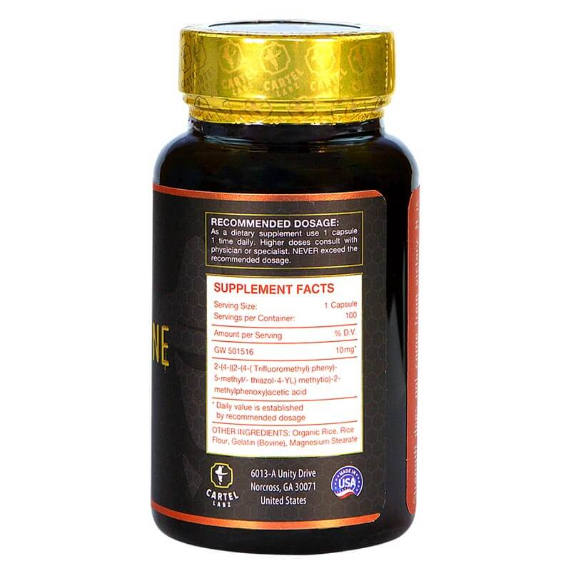 Cartel Labz Cardarine GW 501516 10mg