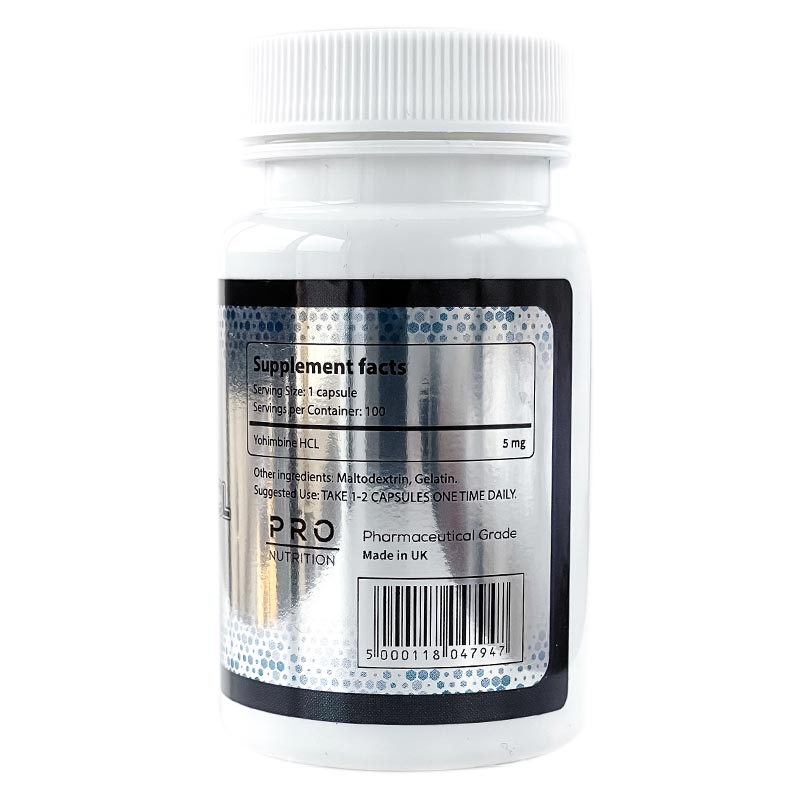 Pro Nutrition Yohimbine 5mg