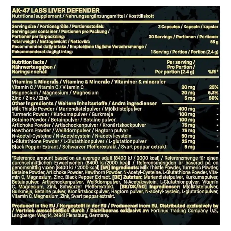AK-47 Labs Liver Defender