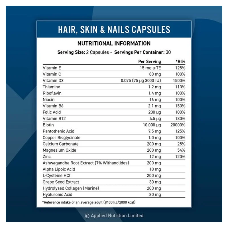 Applied Nutrition Hair Skin Nails