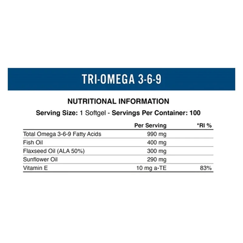 Applied Nutrition Tri-Omega 3-6-9