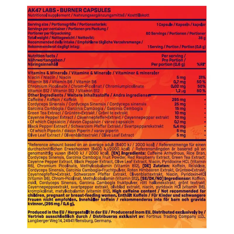AK-47 Labs Fatburner