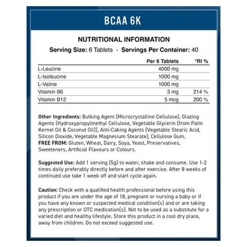 Applied Nutrition BCAA 6K 4:1:1