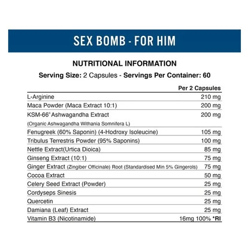 Applied Nutrition Sex Bomb For Him