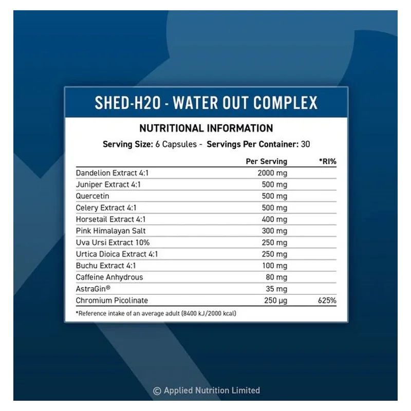 Applied Nutrition Shed H2O