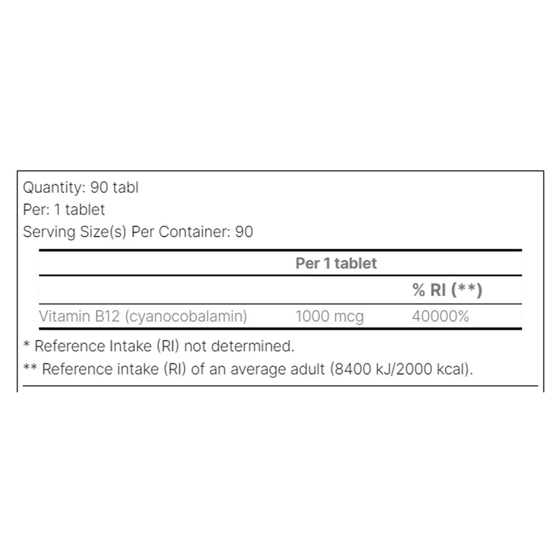Applied Nutrition Vitamin B12