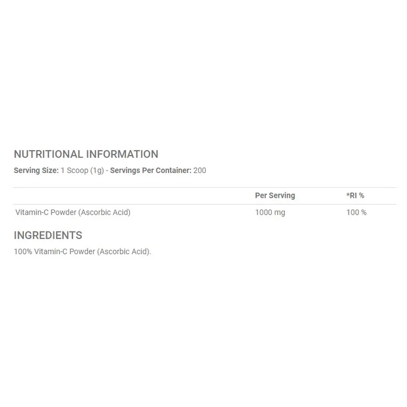 Applied Nutrition Vitamin-C Powder