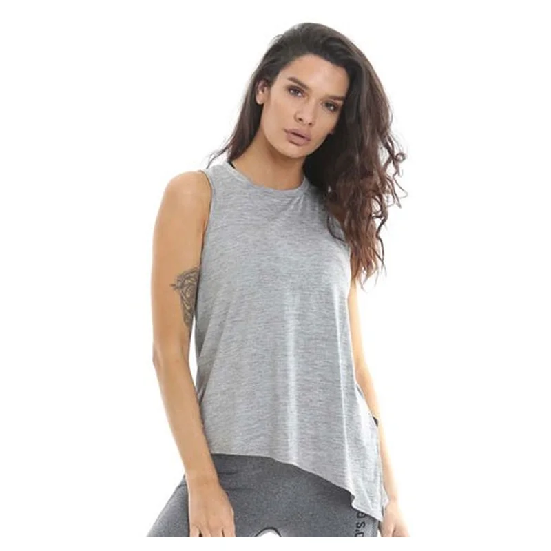Gold's Gym LTVST116 Ladies Angled Vest Top