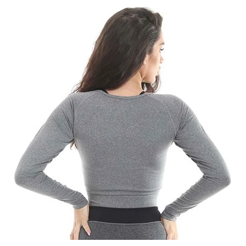 Gold's Gym LSWT118 Ladies Cropped Sweater