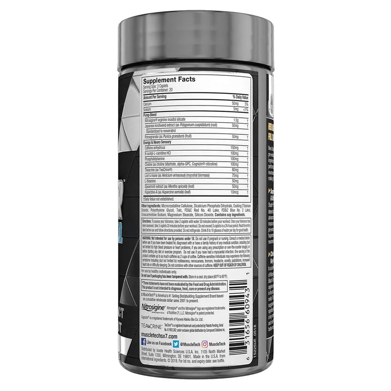 MuscleTech Black Onyx Shatter Neuro N.O