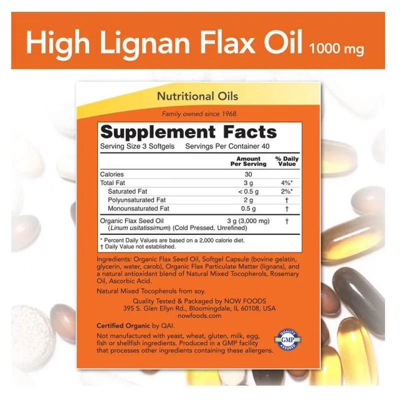 NOW Foods Flax Oil