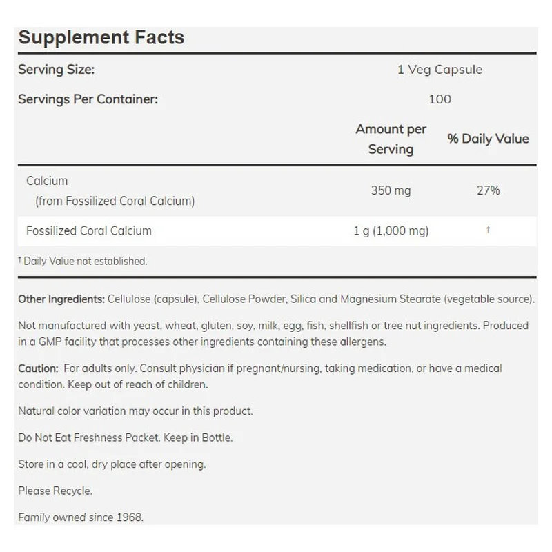 NOW Foods Coral Calcium