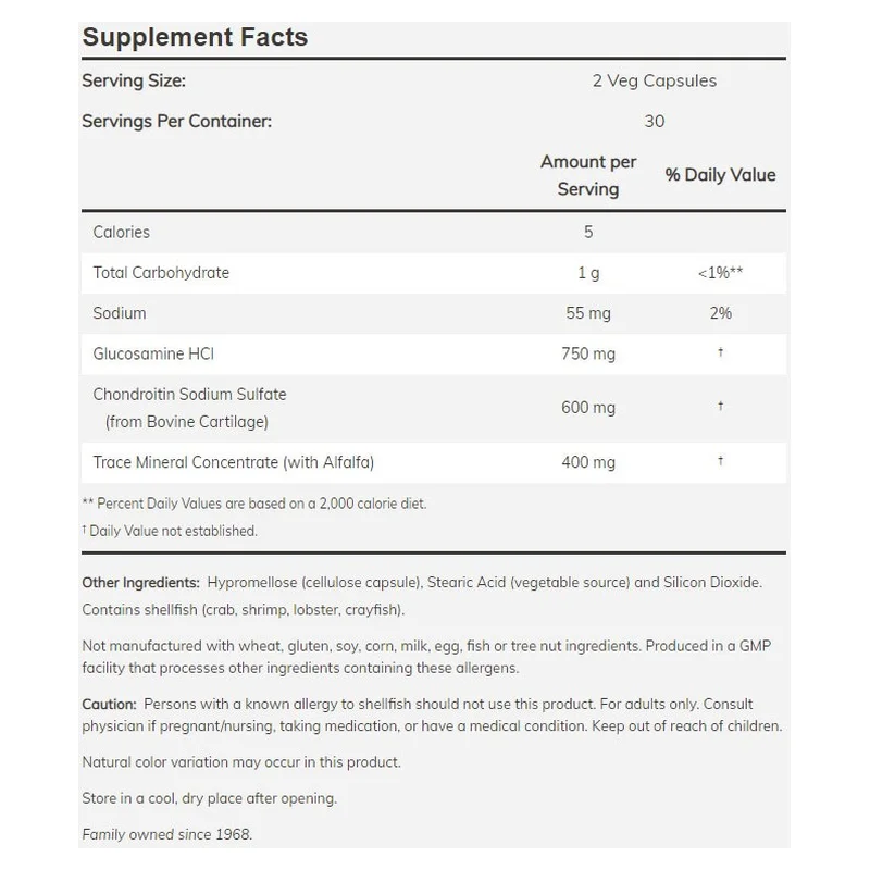 NOW Foods Glucosamine & Chondroitin