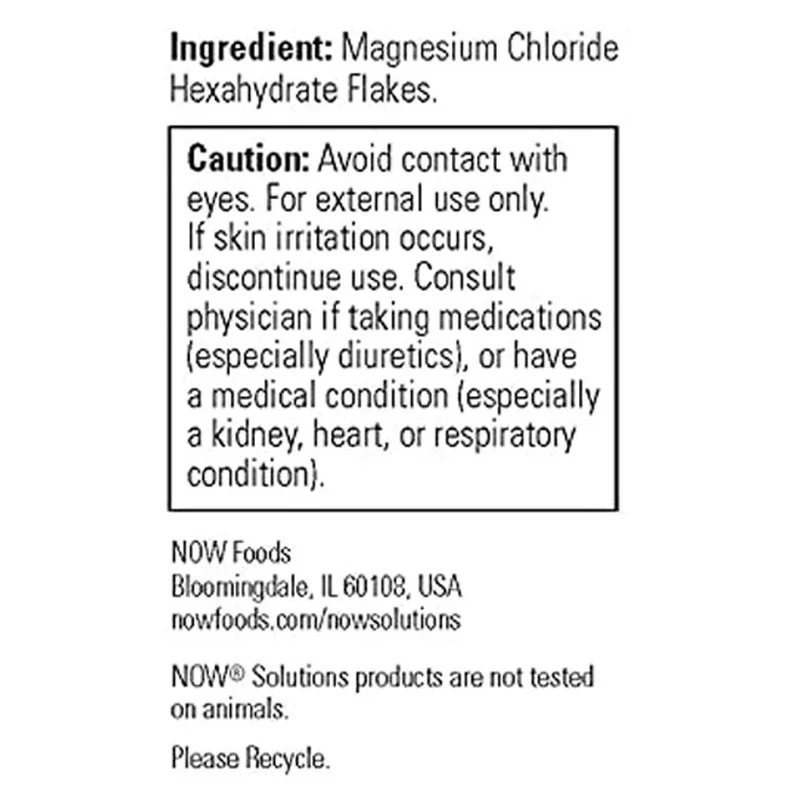 NOW Foods Magnesium Flakes