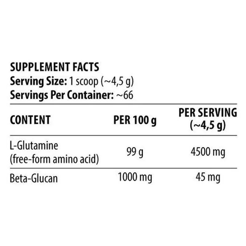 DY Nutrition Glutamine unflavoured