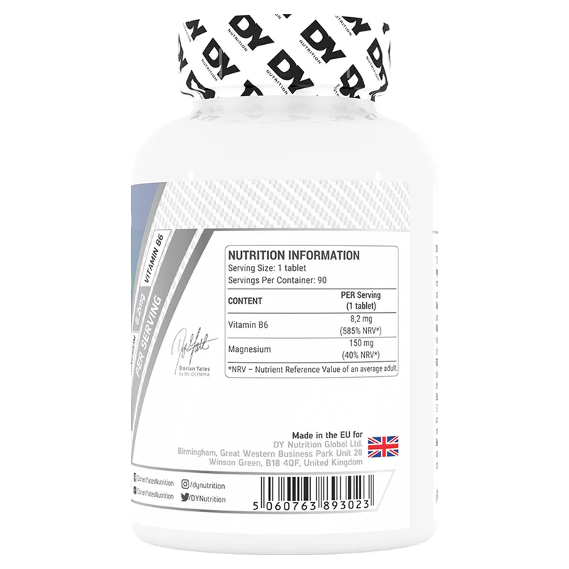 DY Nutrition Magnesium + B6 Organic
