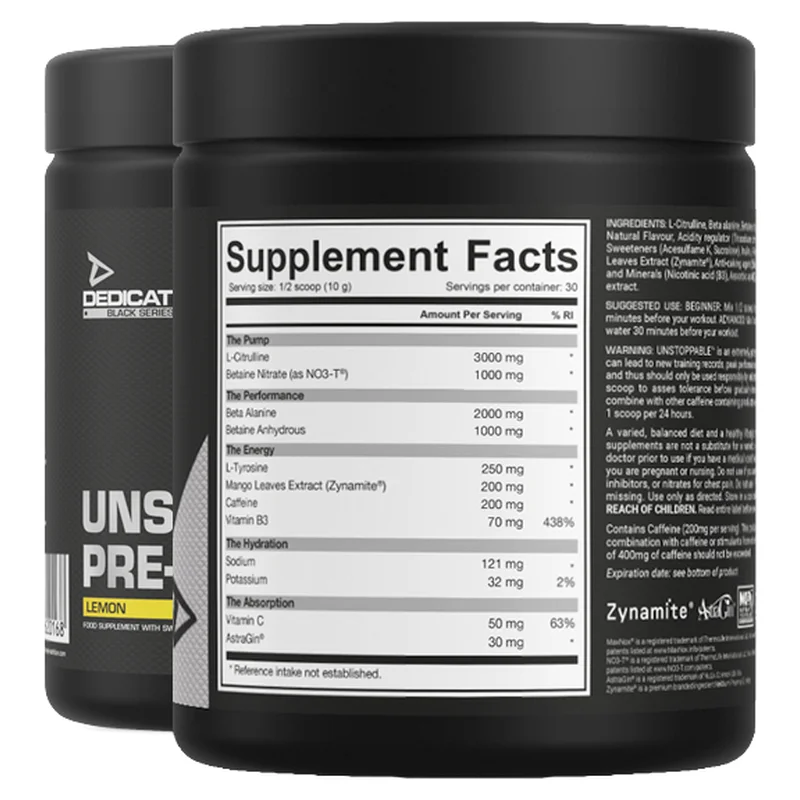 Dedicated Nutrition Unstoppable