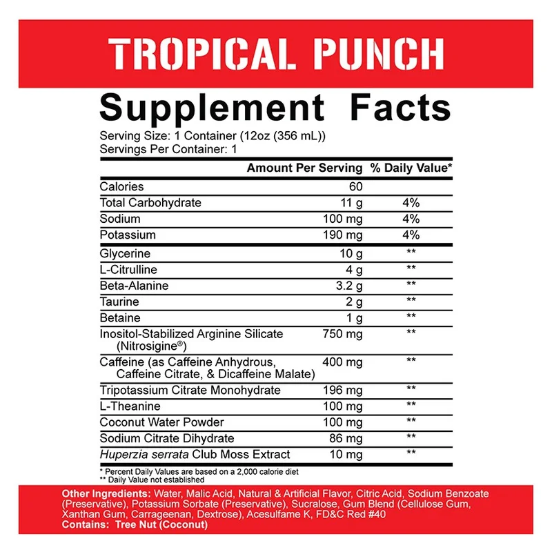 Rich Piana 5% Nutrition RTD Pre-workouts