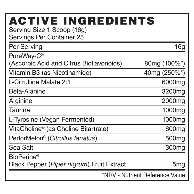 Naughty Boy Pump Pre-Workout
