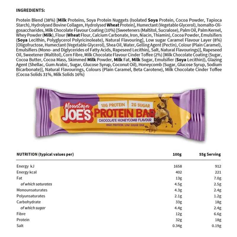 Mountain Joe's Protein Bar