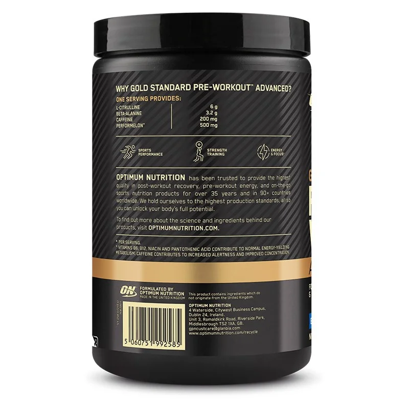 Optimum Nutrition Gold Standard Pre Workout Advanced