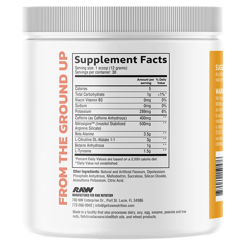 RAW Nutrition Pre Extreme