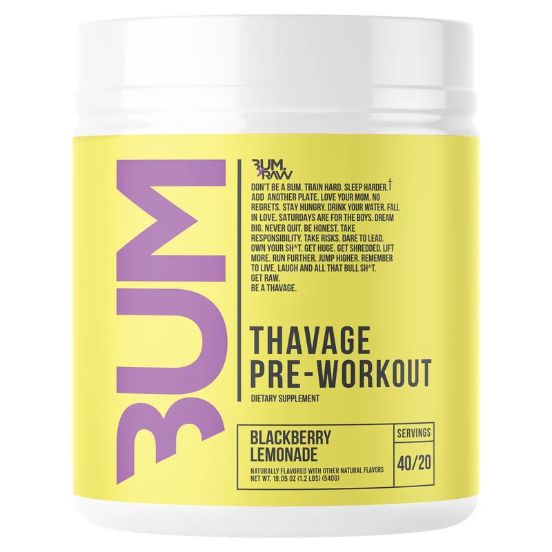 RAW Nutrition CBUM Thavage Pre-workout