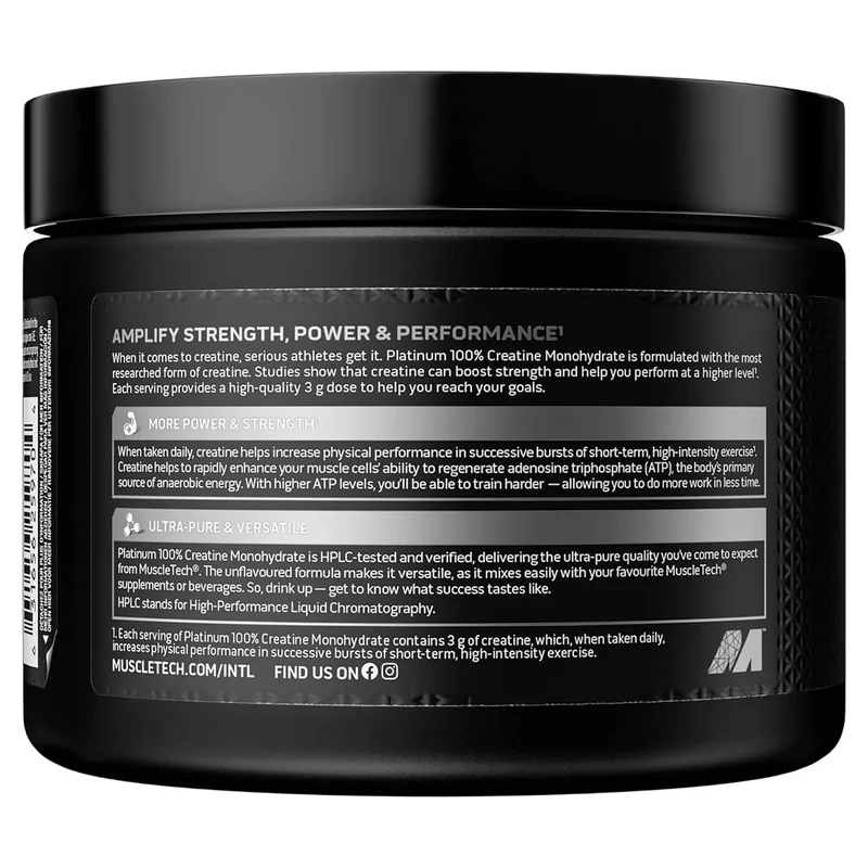 MuscleTech 100% Creatine Monohydrate