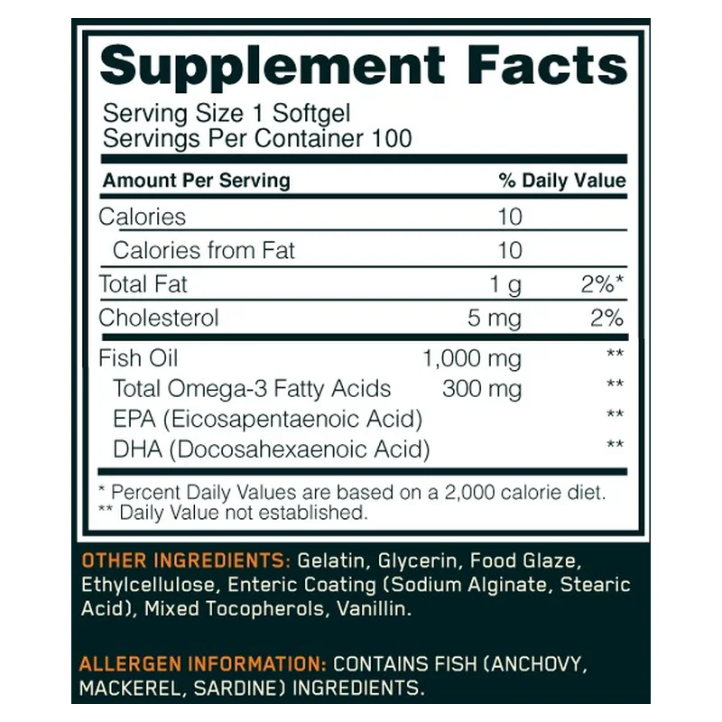 Optimum Nutrition Fish Oil