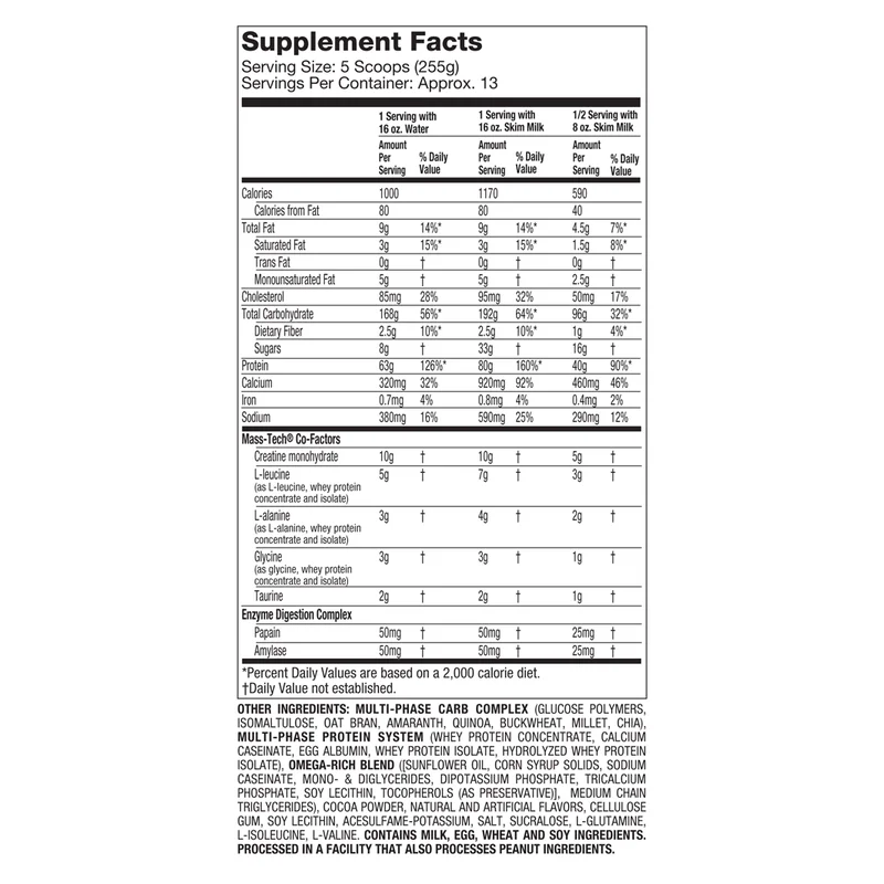 MuscleTech Mass Tech