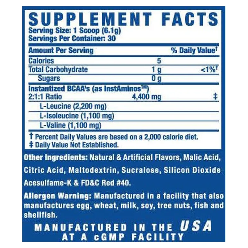 RCSS BCAA XS Powder