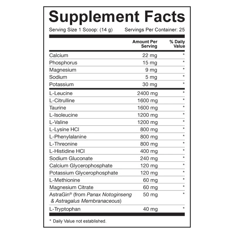 Dedicated Nutrition YEAAH Essential Amino Acids