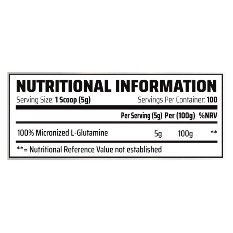 Chemical Warfare Micronised L-Glutamine